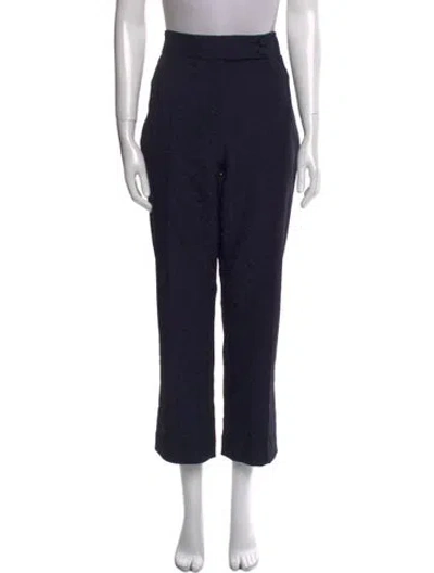 Pre-owned Veronica Beard Straight Leg Pants In Blue