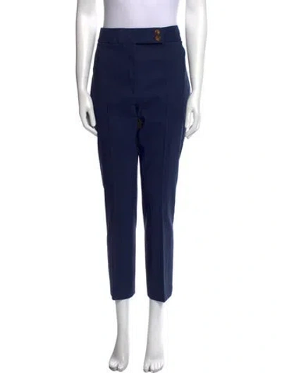 Pre-owned Veronica Beard Straight Leg Pants In Blue