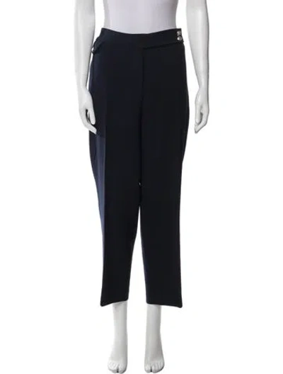 Pre-owned Veronica Beard Straight Leg Pants In Blue