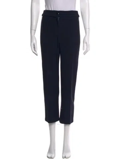 Pre-owned Veronica Beard Straight Leg Pants In Blue