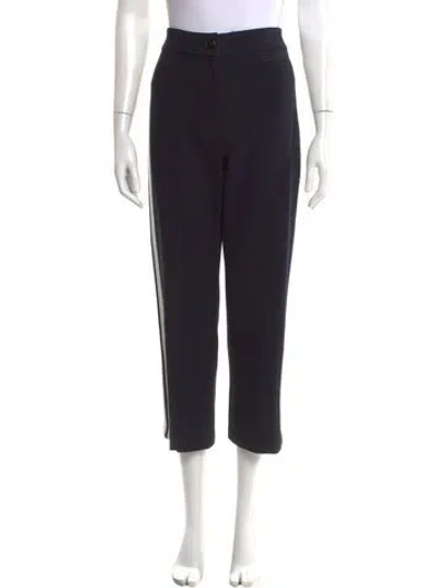 Pre-owned Veronica Beard Straight Leg Pants In Blue