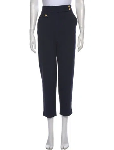 Pre-owned Veronica Beard Straight Leg Pants In Blue