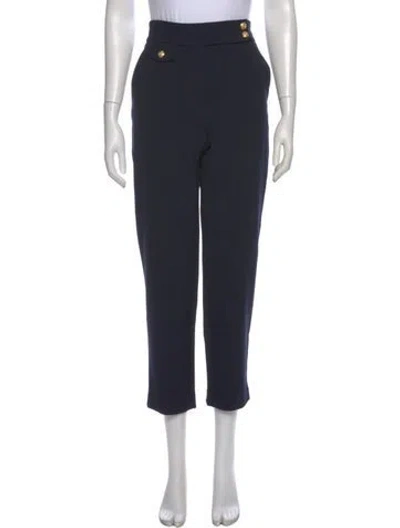 Pre-owned Veronica Beard Straight Leg Pants In Blue