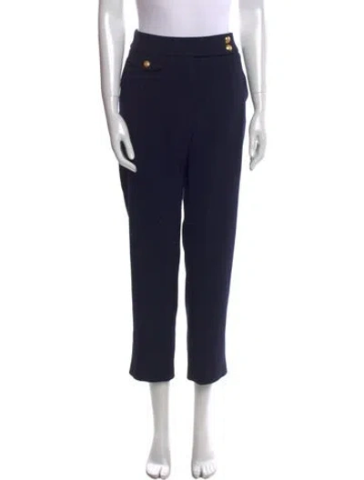 Pre-owned Veronica Beard Straight Leg Pants In Blue