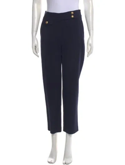 Pre-owned Veronica Beard Straight Leg Pants In Blue