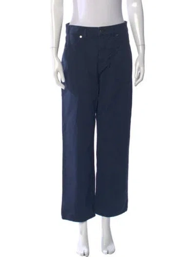 Pre-owned Veronica Beard Straight Leg Pants In Blue