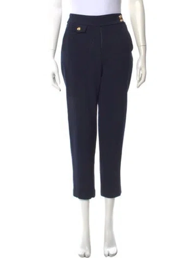 Pre-owned Veronica Beard Straight Leg Pants In Blue