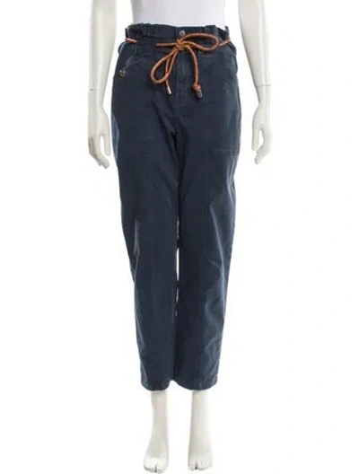Pre-owned Veronica Beard Straight Leg Pants In Blue
