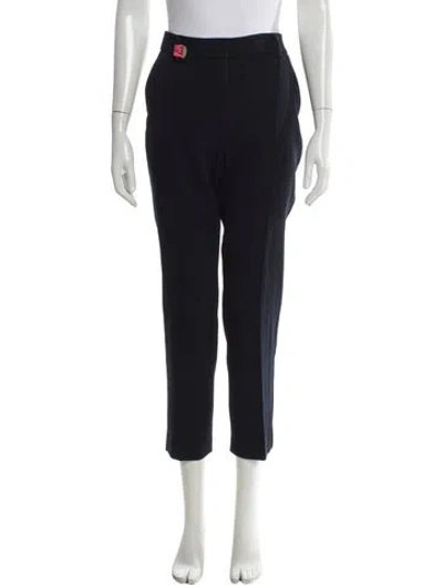 Pre-owned Veronica Beard Straight Leg Pants In Blue