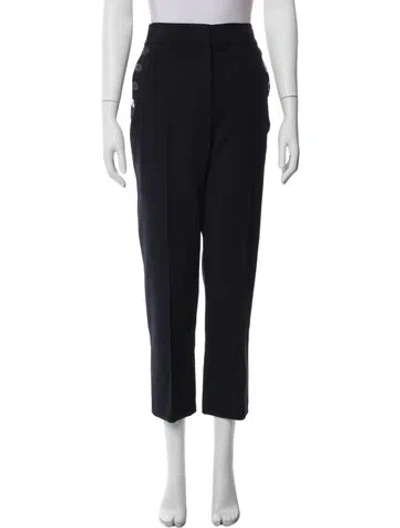 Pre-owned Veronica Beard Straight Leg Pants In Blue