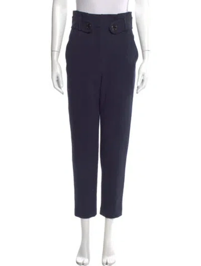 Pre-owned Veronica Beard Straight Leg Pants In Blue
