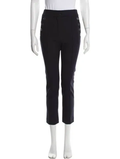 Pre-owned Veronica Beard Straight Leg Pants In Blue