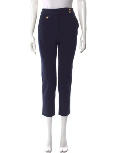 Pre-owned Veronica Beard Straight Leg Pants In Blue