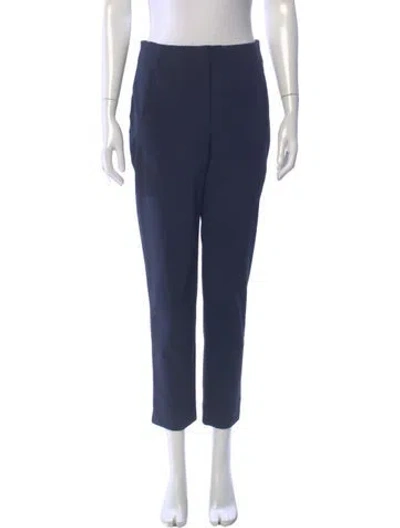Pre-owned Veronica Beard Straight Leg Pants In Blue