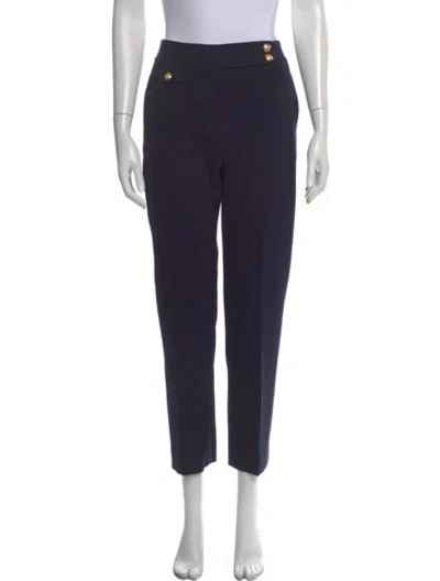 Pre-owned Veronica Beard Straight Leg Pants In Blue