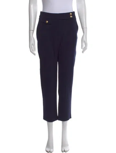 Pre-owned Veronica Beard Straight Leg Pants In Blue