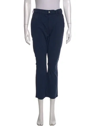 Pre-owned Veronica Beard Straight Leg Pants In Blue