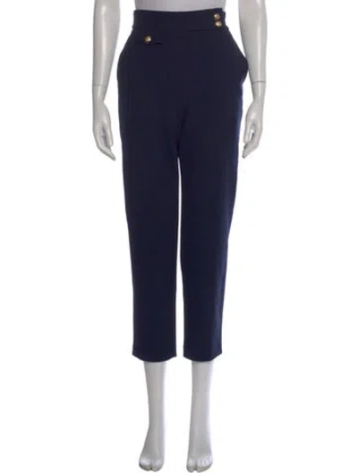 Pre-owned Veronica Beard Straight Leg Pants In Blue