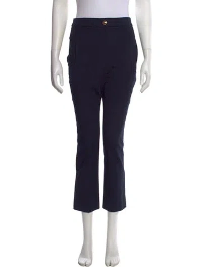 Pre-owned Veronica Beard Straight Leg Pants In Blue