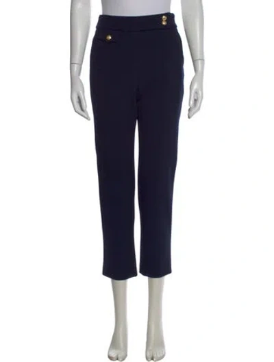 Pre-owned Veronica Beard Straight Leg Pants In Blue