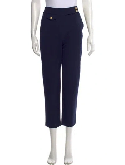 Pre-owned Veronica Beard Straight Leg Pants In Blue