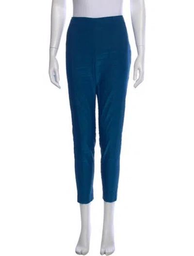 Pre-owned Veronica Beard Straight Leg Pants In Blue