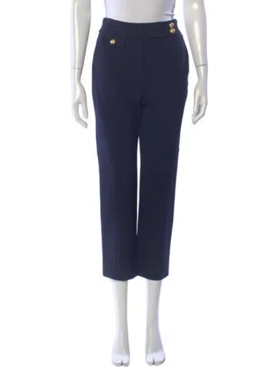 Pre-owned Veronica Beard Straight Leg Pants In Blue