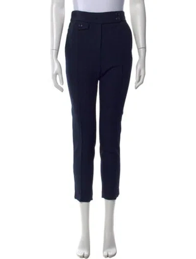 Pre-owned Veronica Beard Straight Leg Pants In Blue