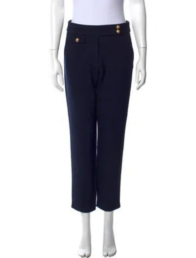 Pre-owned Veronica Beard Straight Leg Pants In Blue