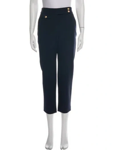 Pre-owned Veronica Beard Straight Leg Pants In Blue