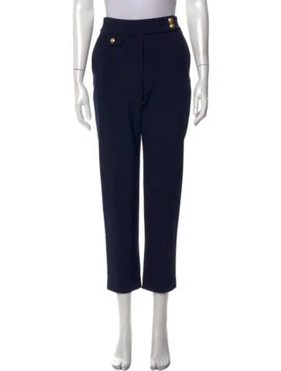 Pre-owned Veronica Beard Straight Leg Pants In Blue