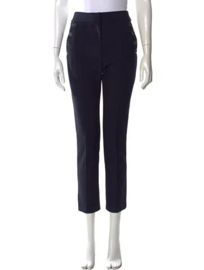 Pre-owned Veronica Beard Straight Leg Pants In Blue