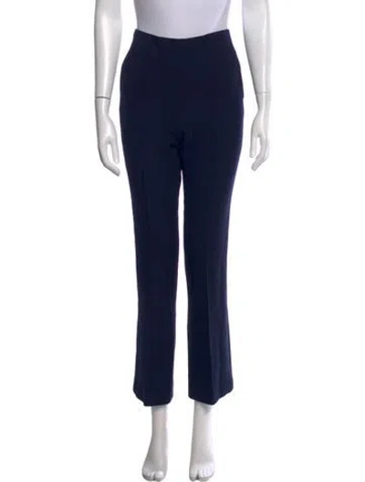 Pre-owned Veronica Beard Straight Leg Pants In Blue