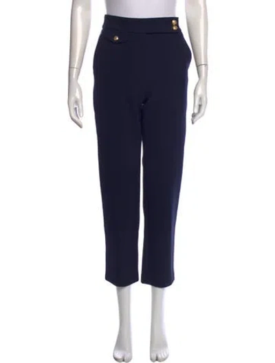 Pre-owned Veronica Beard Straight Leg Pants In Blue