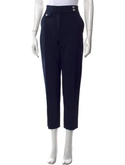 Pre-owned Veronica Beard Straight Leg Pants In Blue
