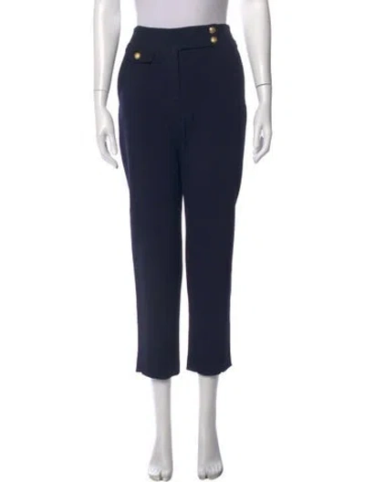 Pre-owned Veronica Beard Straight Leg Pants In Blue