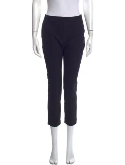 Pre-owned Veronica Beard Straight Leg Pants In Blue