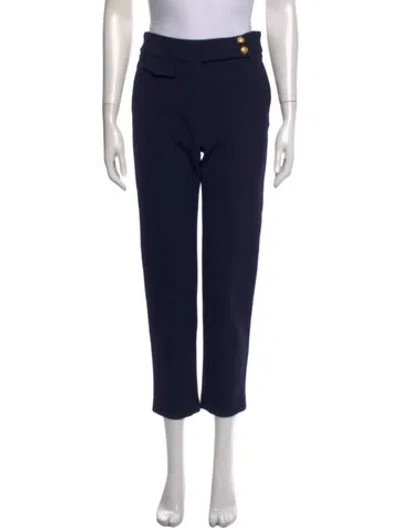 Pre-owned Veronica Beard Straight Leg Pants In Blue