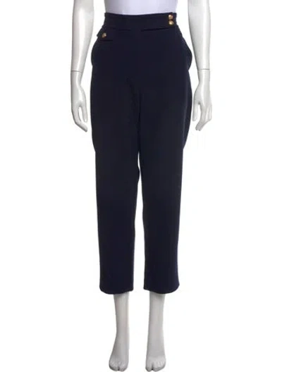 Pre-owned Veronica Beard Straight Leg Pants In Blue