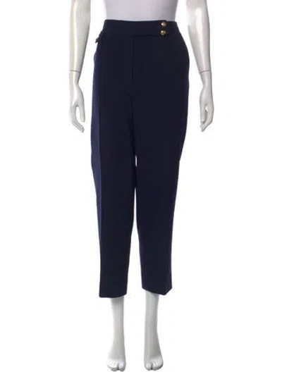 Pre-owned Veronica Beard Straight Leg Pants In Blue