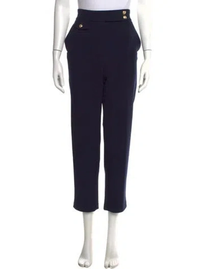 Pre-owned Veronica Beard Straight Leg Pants In Blue