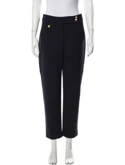 Pre-owned Veronica Beard Straight Leg Pants In Blue