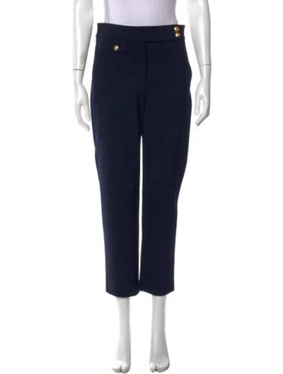 Pre-owned Veronica Beard Straight Leg Pants In Blue