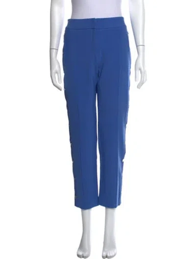 Pre-owned Veronica Beard Straight Leg Pants In Blue