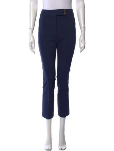 Pre-owned Veronica Beard Straight Leg Pants In Blue