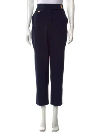 Pre-owned Veronica Beard Straight Leg Pants In Blue
