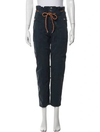 Pre-owned Veronica Beard Straight Leg Pants In Blue