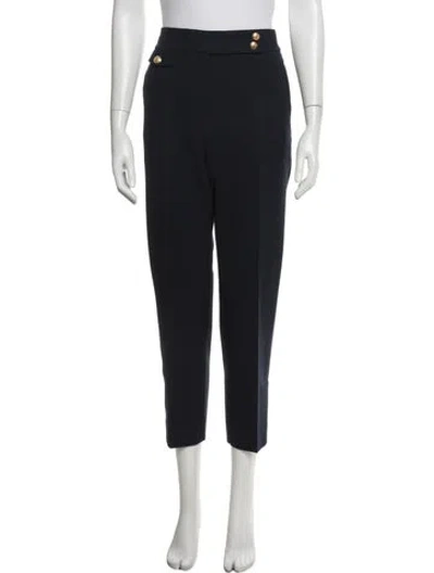 Pre-owned Veronica Beard Straight Leg Pants In Blue