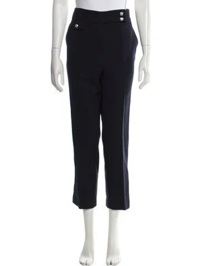 Pre-owned Veronica Beard Straight Leg Pants In Blue
