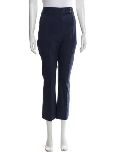 Pre-owned Veronica Beard Straight Leg Pants In Blue
